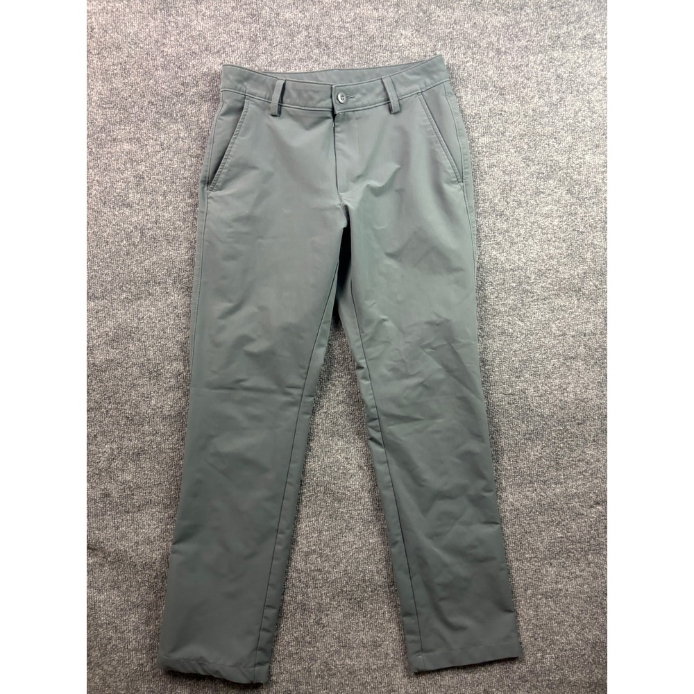 Under Armour Golf Pants Mens 30/32 Gray Straight Leg Performance Trousers